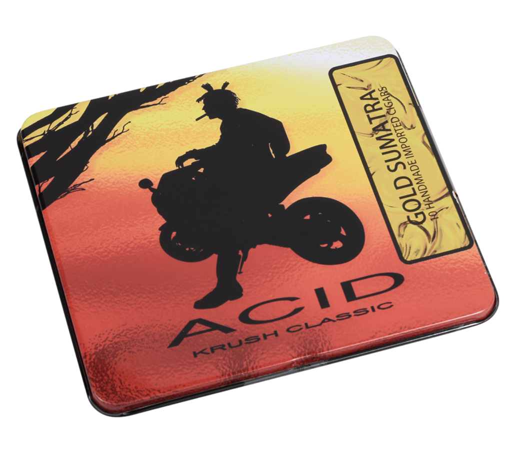 Acid Krush Gold Sumatra 10 Cigar Tin 4.00X32