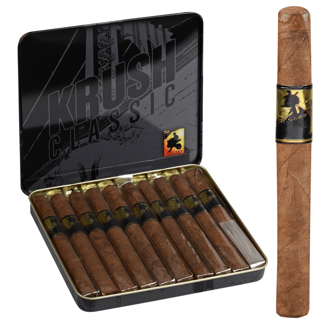 Acid Krush Gold Sumatra 10 Cigar Tin 4.00X32 - Image 2