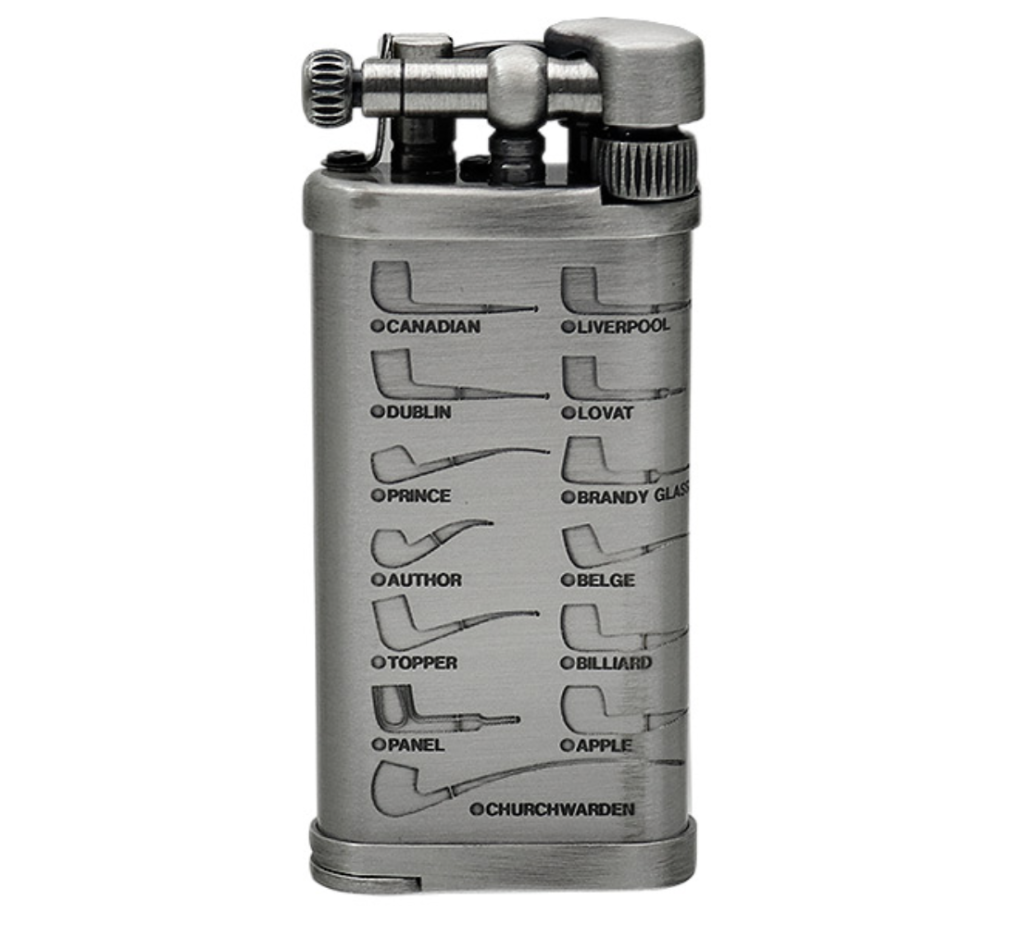 IM Corona Old Boy Sliver with Pipe Shapes Pipe Lighter