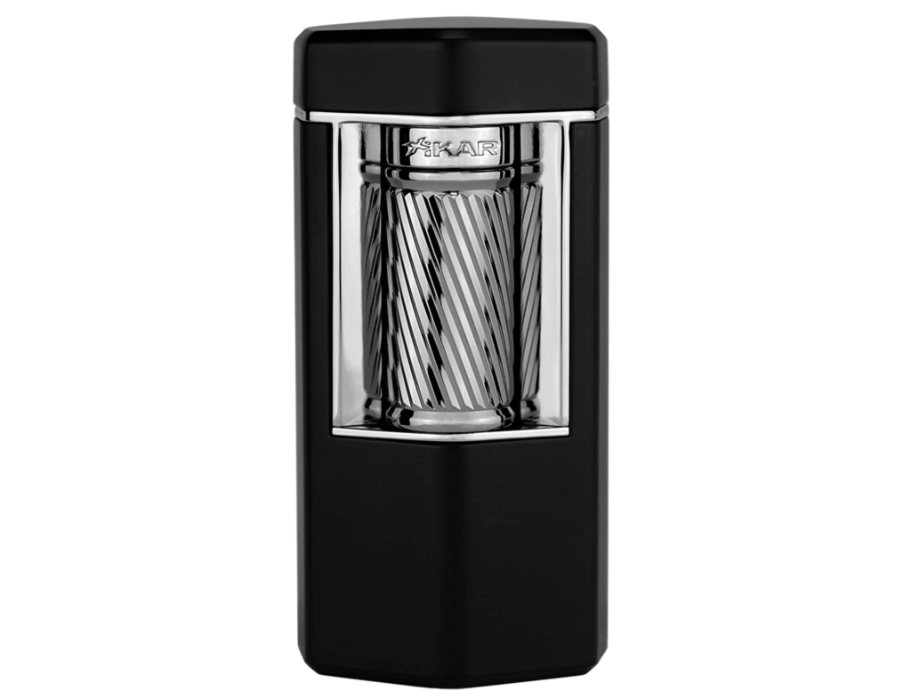 Xikar Meridian Triple Soft Flame Cigar Lighter Black & Gunmetal