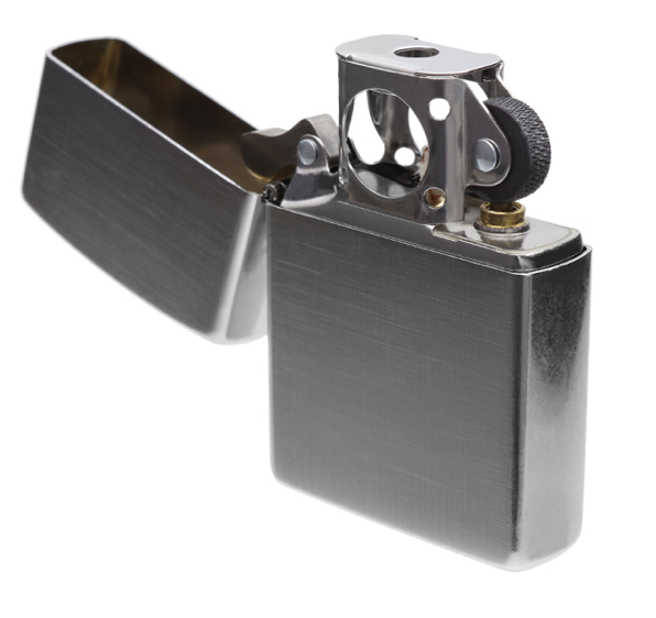 Zippo Classic Linen Weave Pipe Lighter - Image 2