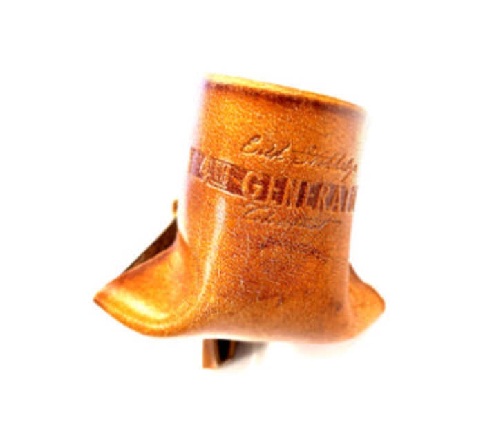 Erik Stokkebye 4th Generation Brown Leather Pipe Stand - Image 3