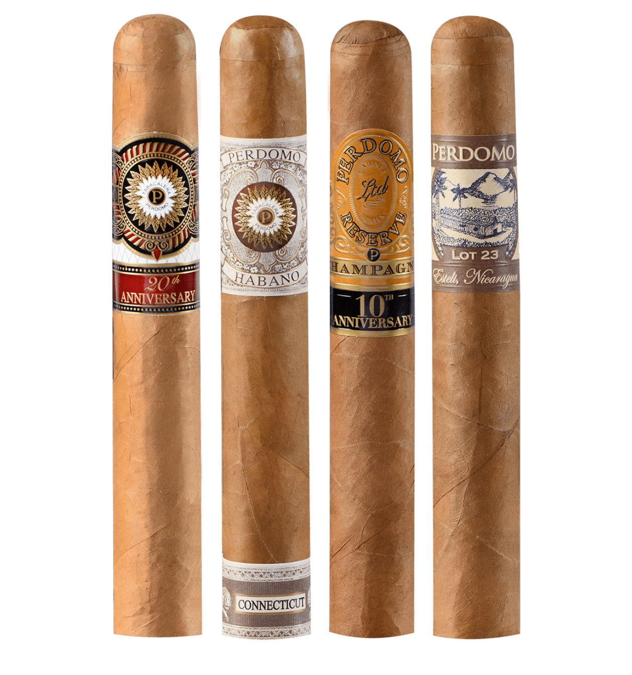 Perdomo: Travel Humidor 4 count Connecticut Cigar Fresh Pack - Image 2