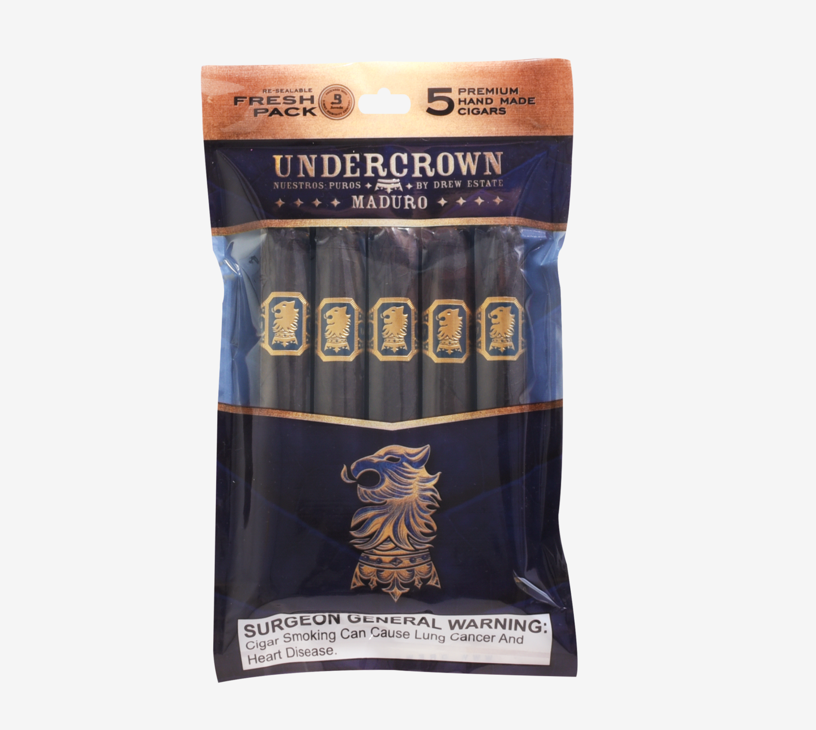 Undercrown Maduro Toro Fresh 5 Cigar Pack By Drew Estate