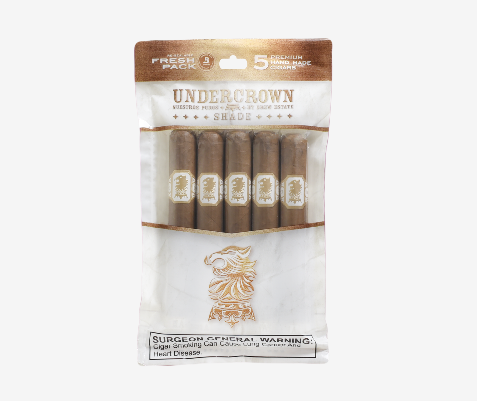 Undercrown Shade Gran Toro Fresh 5 Cigar Pack By Drew Estate