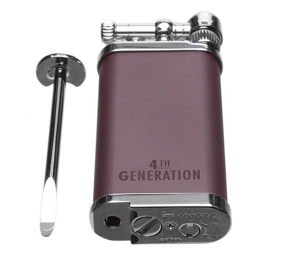 Erik Stokkebye 4th Generation IM Corona Old Boy Burgundy Brown Lighter - Image 3