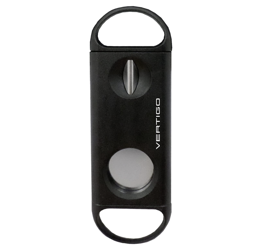 Vertigo Cigar Cutter 2 in 1 V-Cut and Guillotine Cut Black