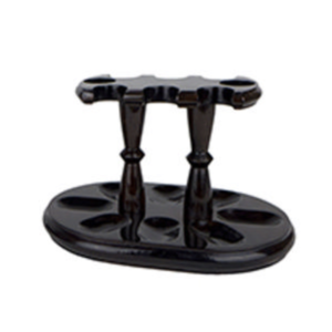 Pipe Stand – Woodmere 8-Pipe Walnut Wood Pipe Rack