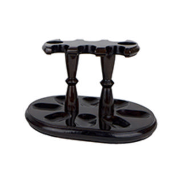 Pipe Stand – Woodmere 8-Pipe Walnut Wood Pipe Rack