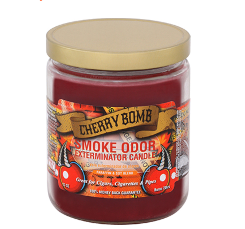 Smoke Odor Exterminator Candle Cherry Bomb 13oz.