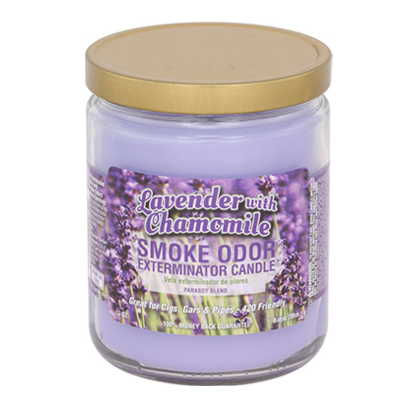 Smoke Odor Exterminator Candle Lavender & Chamomile 13oz.