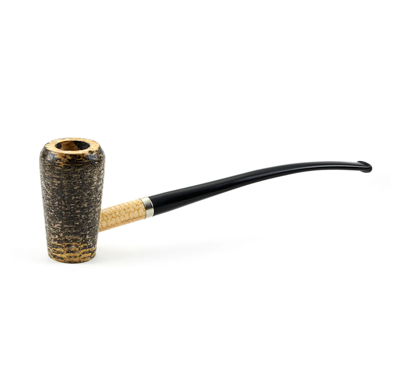 Missouri Meerschaum: Wizard Cobbit Corn Cob Pipe Black Stem