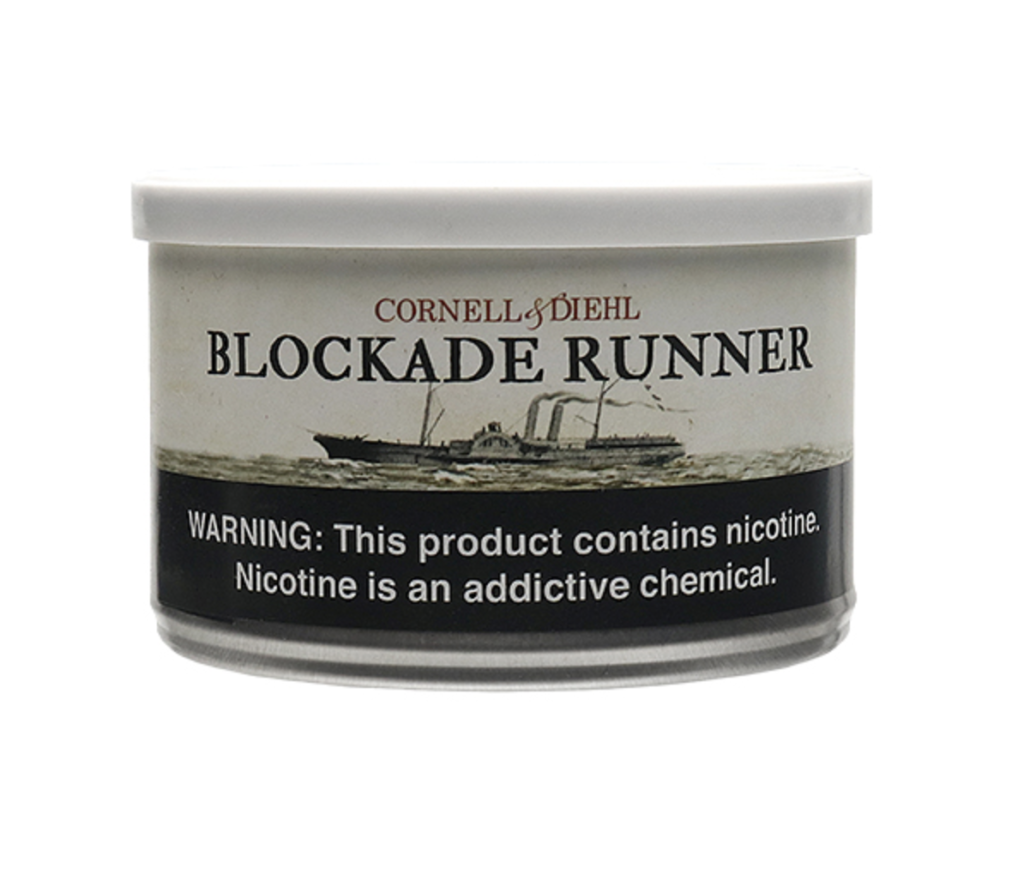 Cornell & Diehl:  Blockade Runner 2oz Tobacco Tin