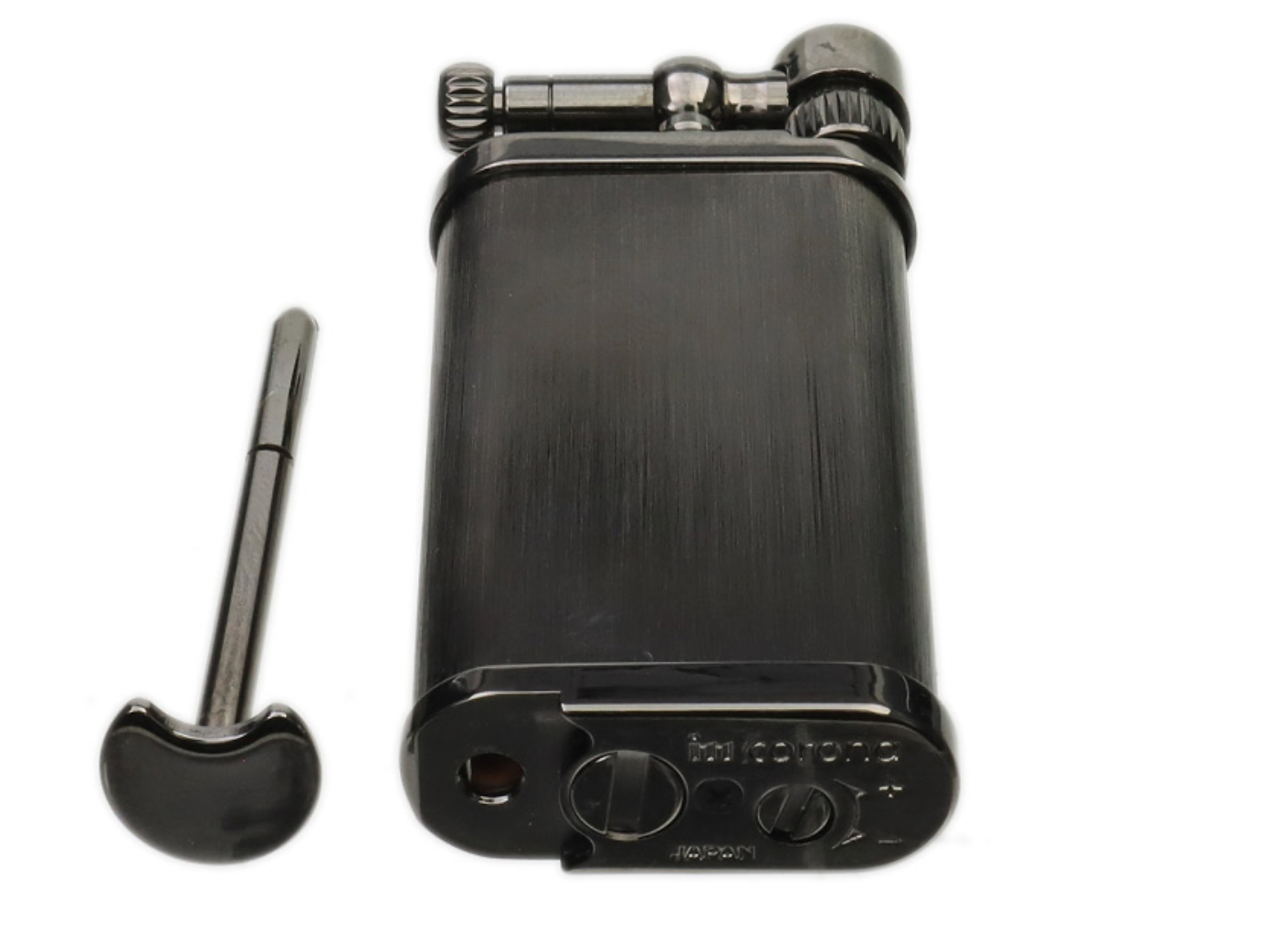 IM Corona Old Boy Brushed Gunmetal Lighter - Image 2