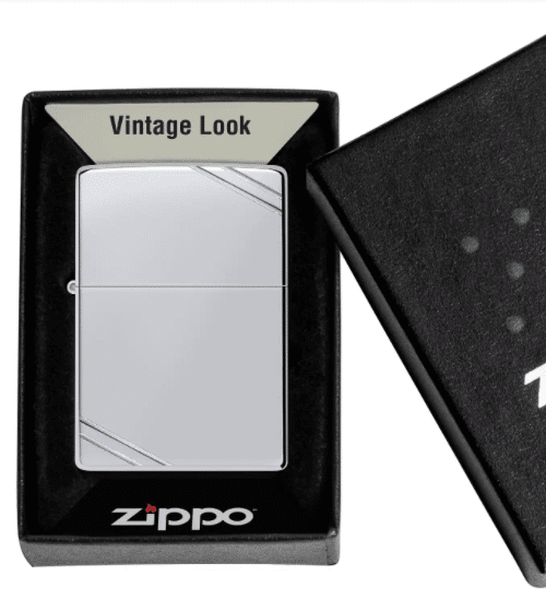 Zippo High Polish Crome Vintage Lighter