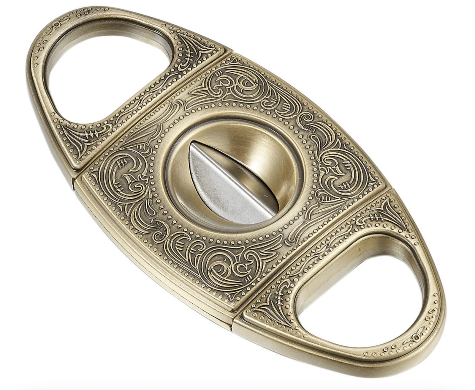 Visol Wild West V-Cut 60-Ring Gauge Cutter Antique Gold - Image 2