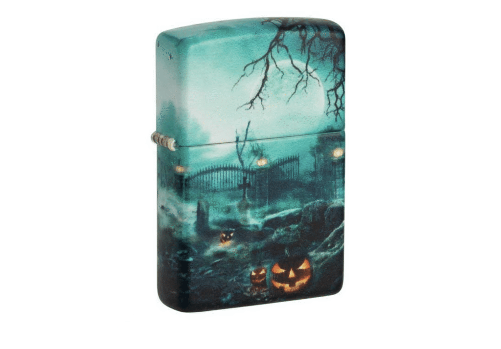 Zippo Lighter: Horror Goth Graveyard Design