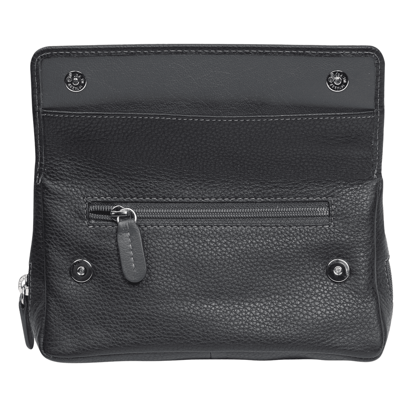 Comoys Tobacco Pouch 1 Pipe Black & Grey - Image 2