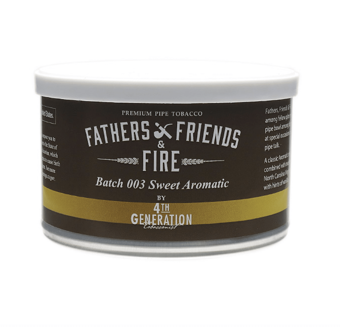 Erik Stokkebye 4th Generation: Fathers, Friends & Fire Batch 003 Sweet Aromatic 2oz Pipe Tobacco