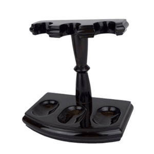 Pipe Stand – Woodmere 3-Pipe Walnut Wood Pipe Rack