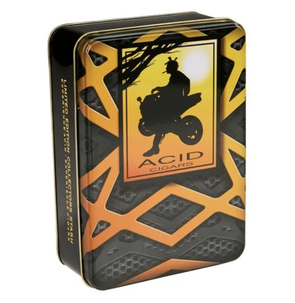 The ACID SAMPLER COLLECTOR’S TIN 12 CIGARS