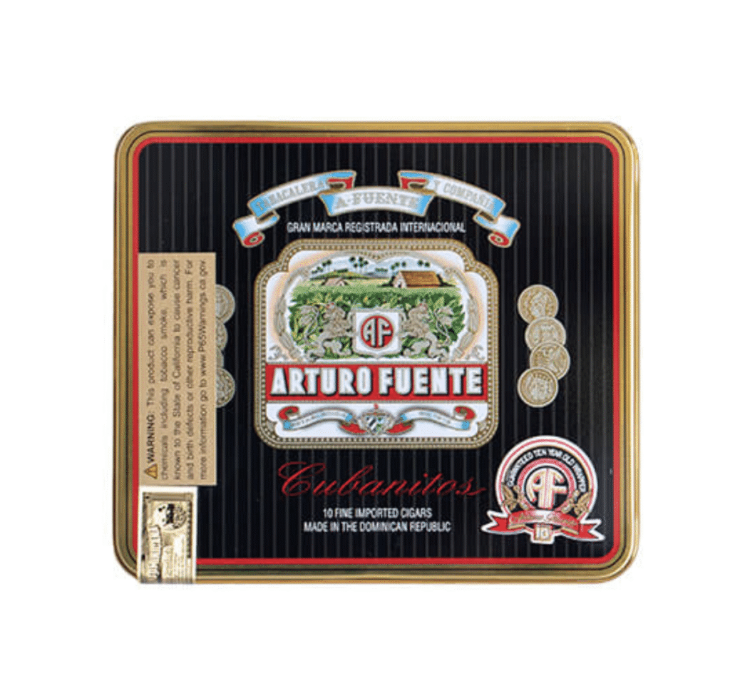 Arturo Fuente Cubanitos Natural Black Tin