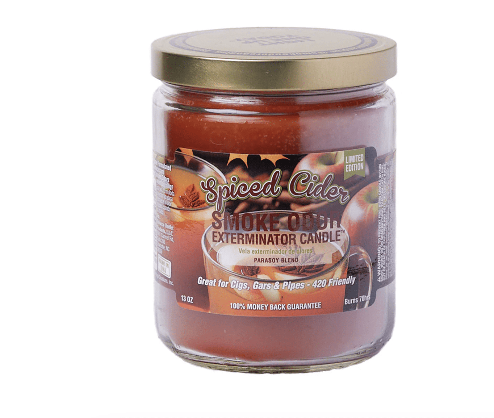 Smoke Odor Exterminator Candle Spiced Cider 13oz.