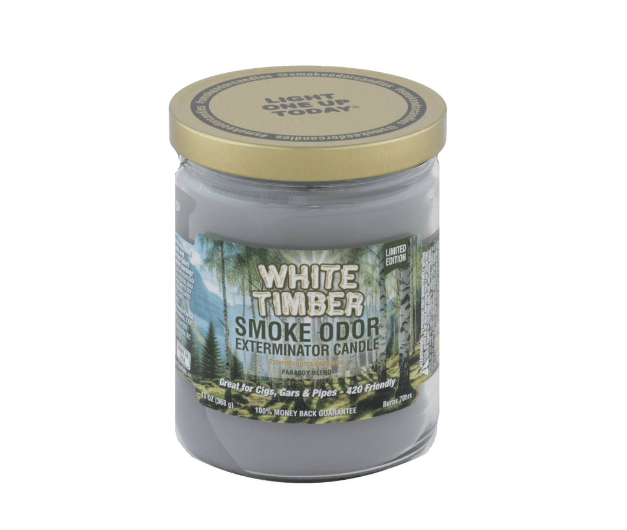 Smoke Odor Exterminator Candle White Timber 13oz.