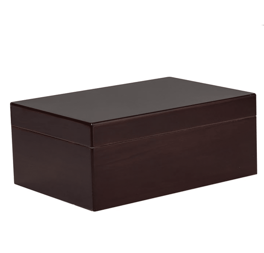 Quality Importers Up to 50 Ct Rouge Cherry Red Cigar Humidor
