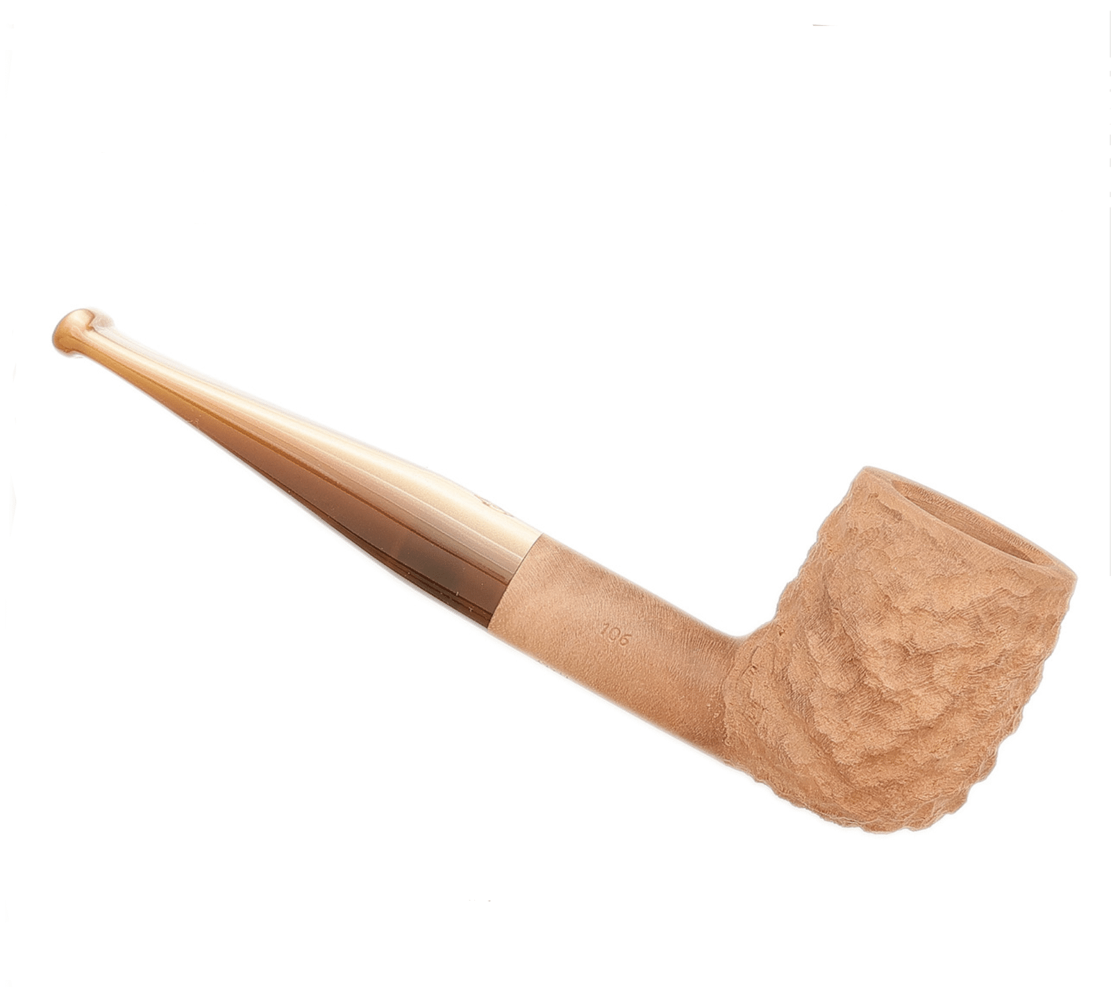 Savinelli Pipe: Dune Rusticated Natural (106) (6mm) Tobacco Pipe - Image 2
