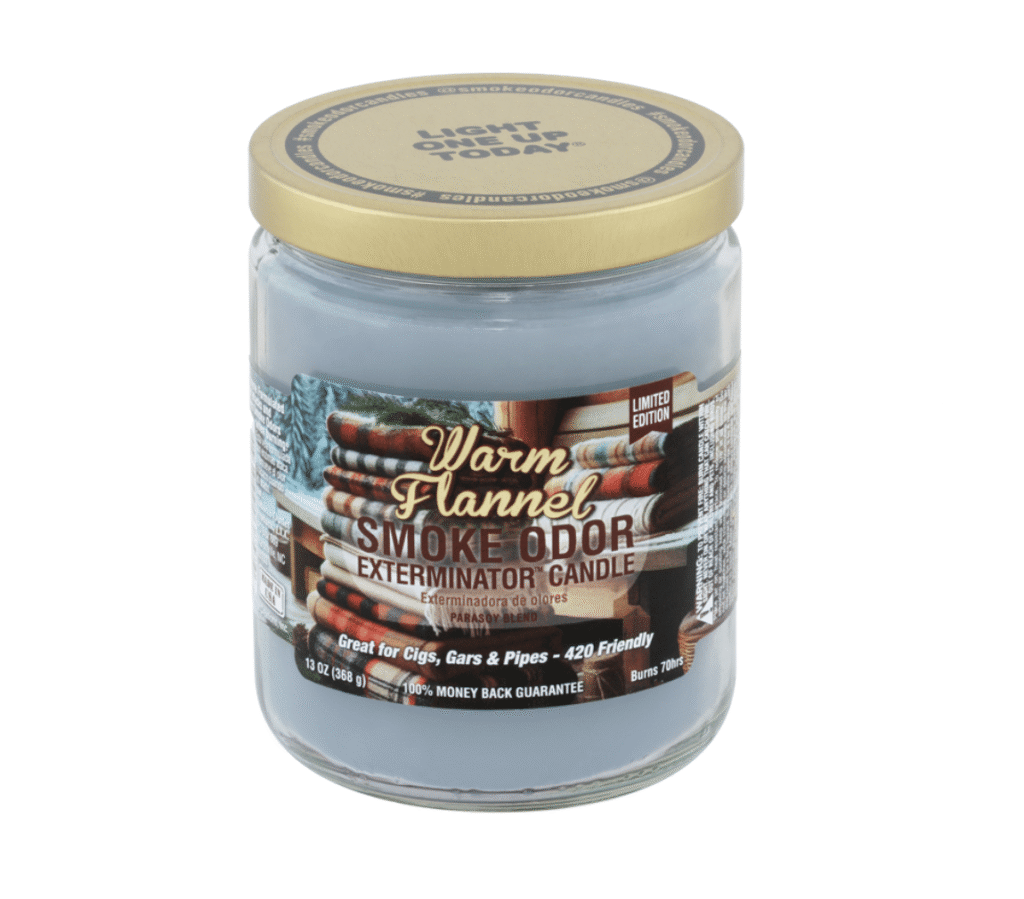 Smoke Odor Exterminator Candle Warm Flannel 13oz.