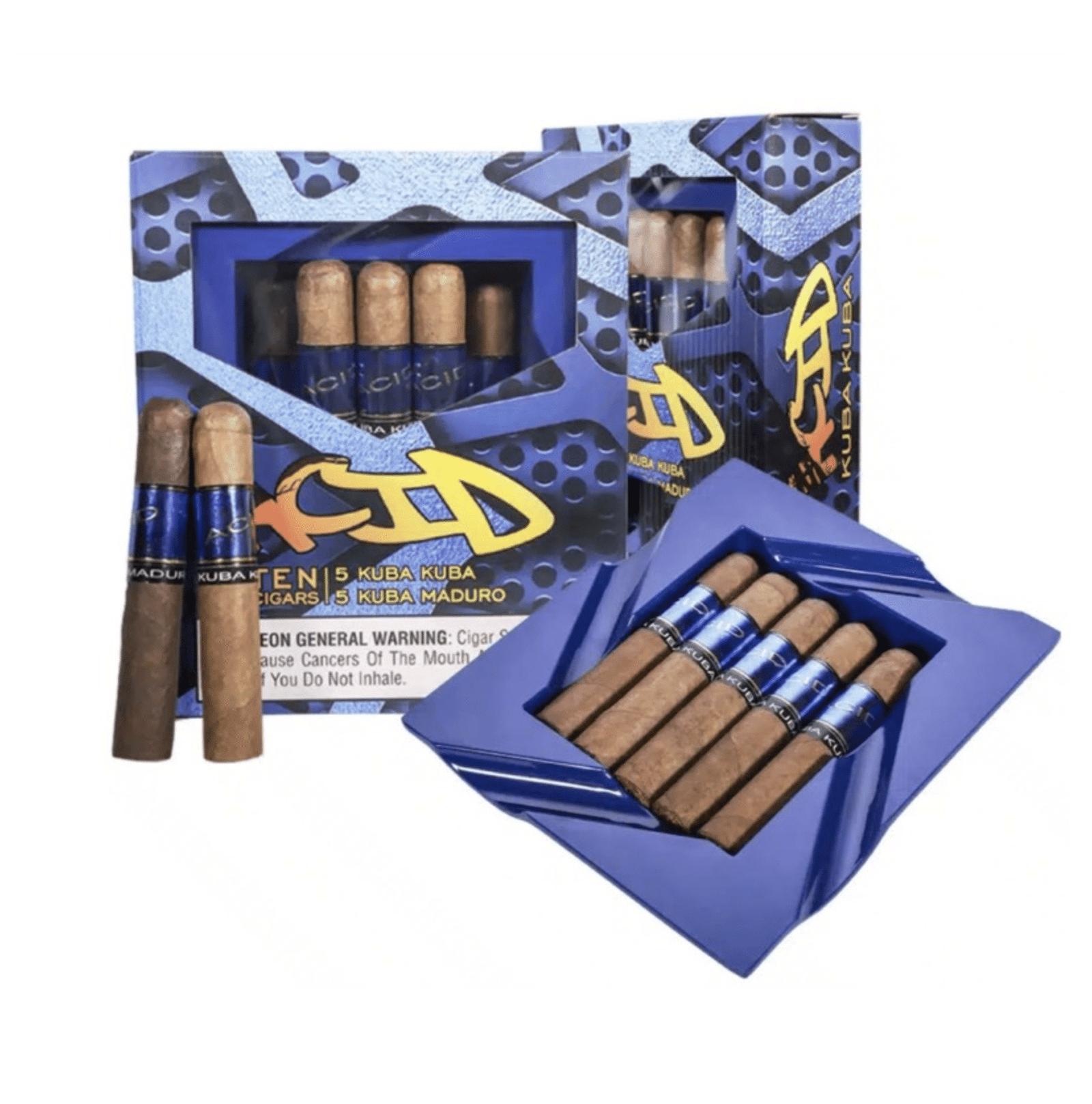 ACID Kuba Kuba Robusto Cigars and Ashtray Gift Set - Image 3