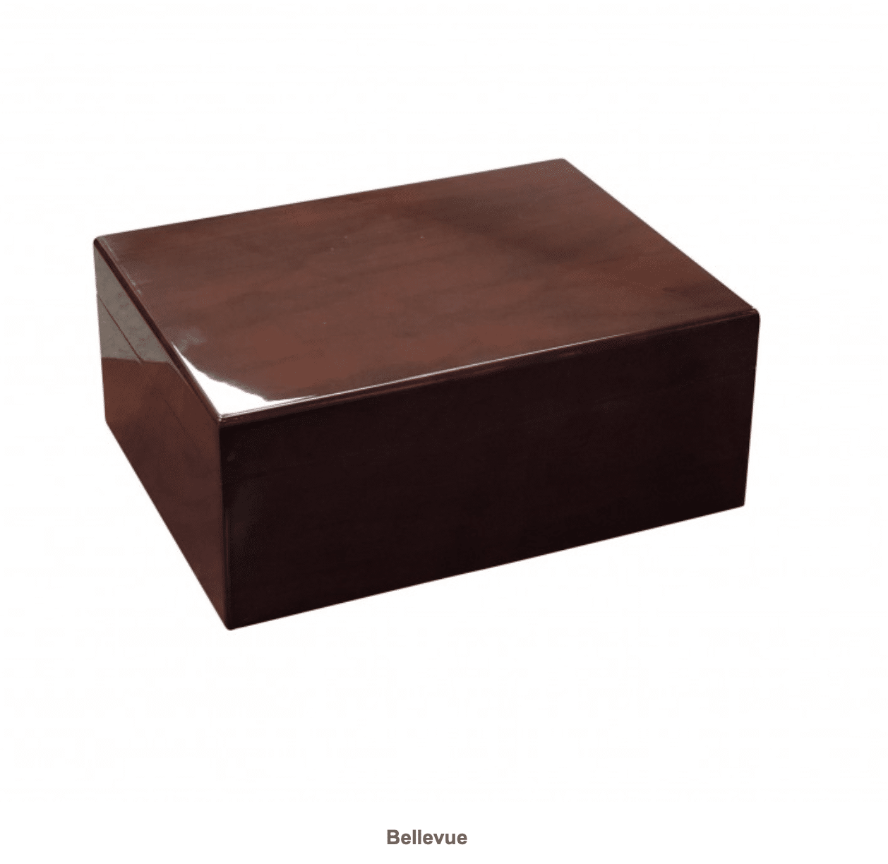 Prestige: Bellevue 50-60 Count Dark Walnut Lacquer Cigar Humidor