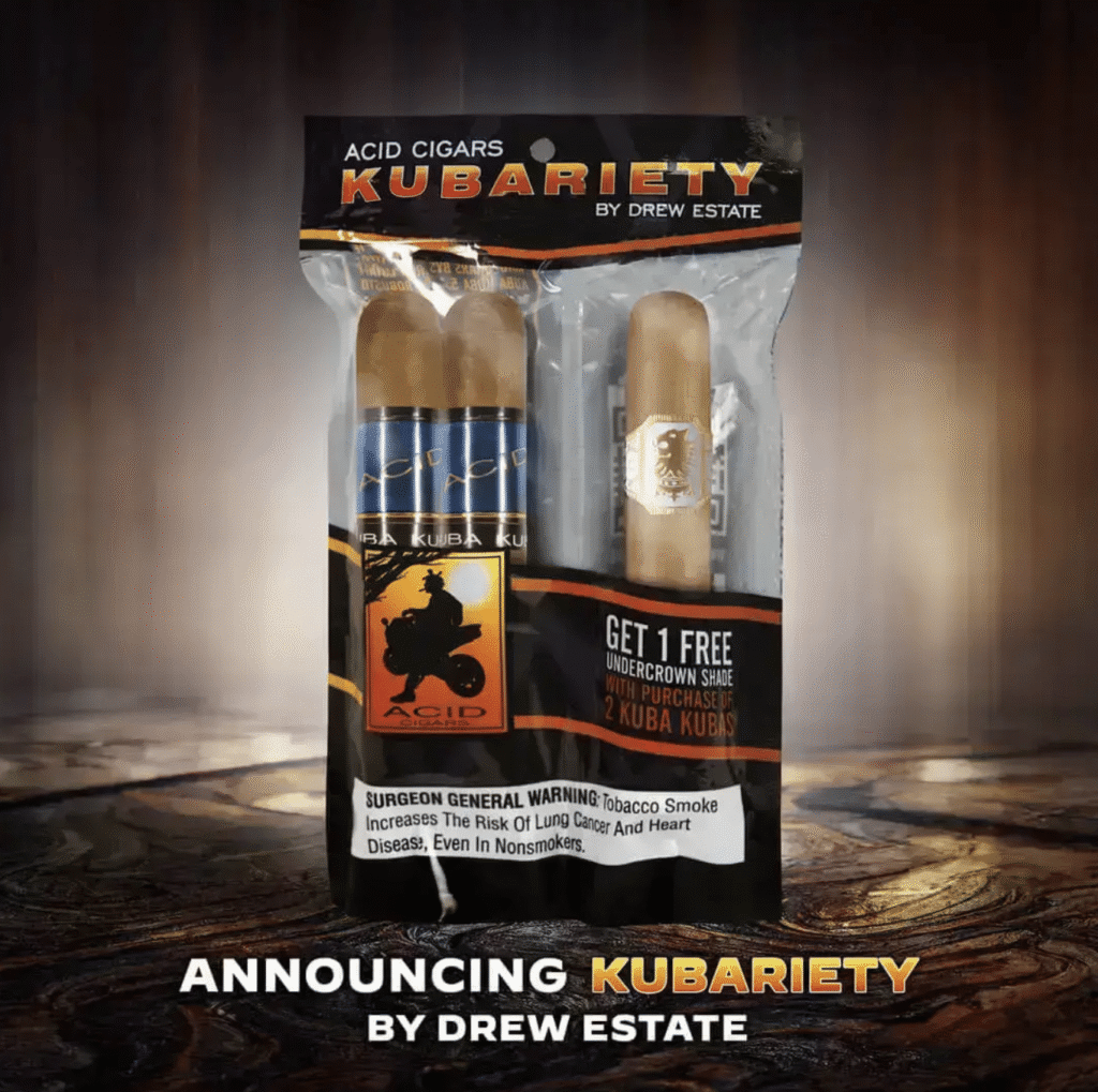 Acid Kubariety 2 Kuba Kubas 1 Undercrown Shade Robusto