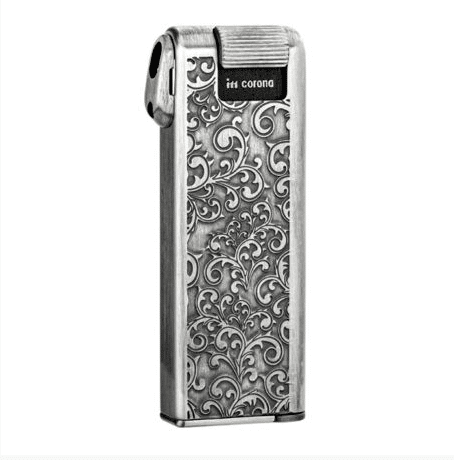 IM Corona Pipe Lighter – Pipe Master Sliver Arabesque