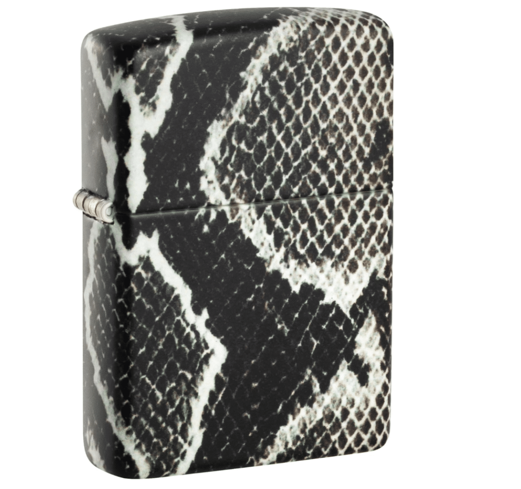 Zippo Lighter: Snake Skin