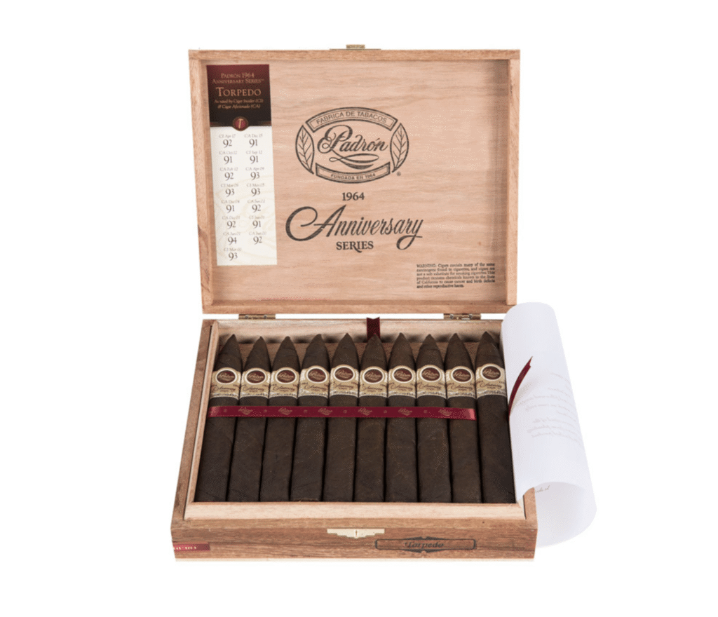 Padrón Series: 1964 Anniversary Series Torpedo Maduro