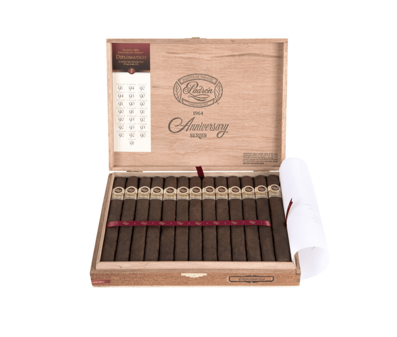 Padrón Series: 1964 Anniversary Series 1964 Anniversary Series Diplomatico Maduro