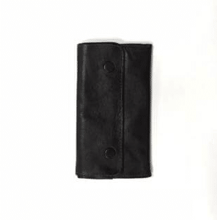 La Rocca Box Snap 5.5″ Brown Leather Tobacco Pouch