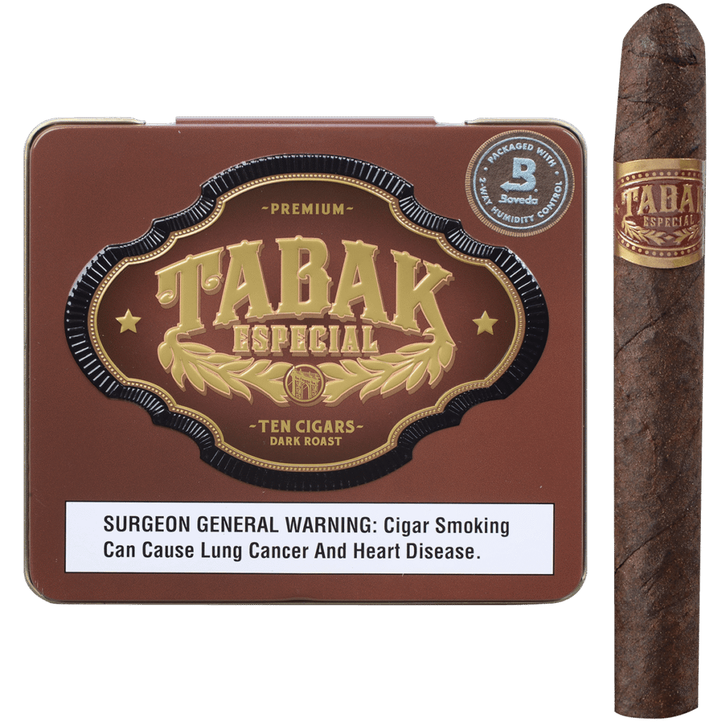 Tabak Especial Negra Cafecita Dark Roast 10 Cigars Tin