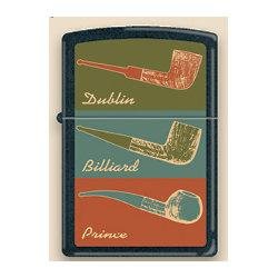 Zippo Pipe Lighter Dublin, Billiard, Prince Pipes Design