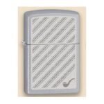 Zippo Pipe Lighter Diagonal Waves Design