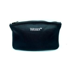 Wessex Black Leather Zipper Tobacco Pouch