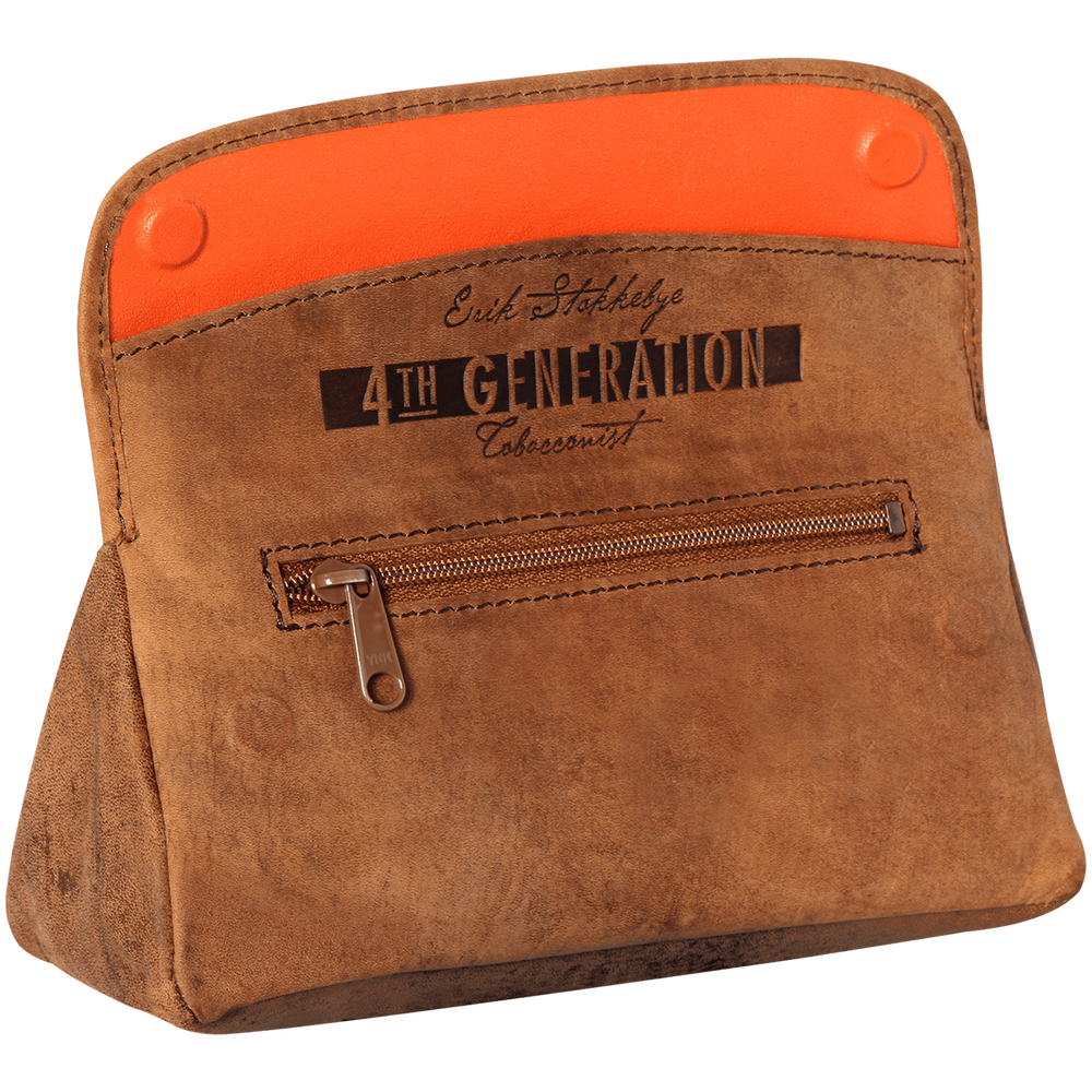 Erik Stokkebye 4th Generation Brown Combo Pouch 1 Pipe - Image 2