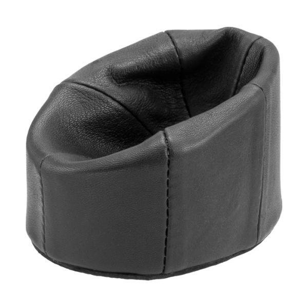 Pipe Rest – Black Leather Couch Single Pipe holder